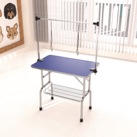 Large Pet Dog And Cat Grooming Table With Adjustable Arms And Clips Large Heavy Duty Animal Grooming Table 42 Inches Large Pet Dog And Cat Grooming Table With Adjustable Arms And Clips Large Heavy Duty Animal Grooming Table 42 Inches